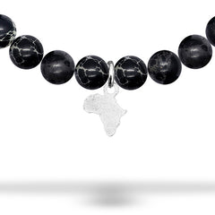 Regalite Beaded Bracelet with Africa Charm