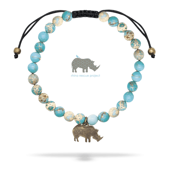 Rhino Rescue Project - Renoster Variscite Armband